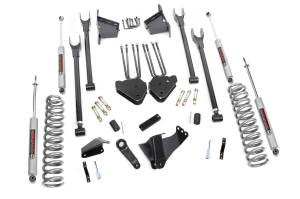 8 Inch Lift Kit 4 Link RR Blocks Ford F-250/F-350 Super Duty 4WD (05-07) Rough Country