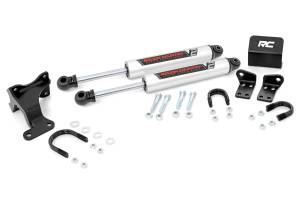 V2 Steering Stabilizer Dual 2-8 Inch Lift Jeep Wrangler JK/Wrangler Unlimited (07-18) Rough Country