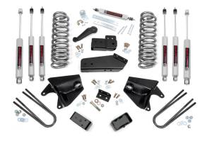 4 Inch Lift Kit Quad Front Shocks Rear Blocks Ford F-150 4WD (80-96) Rough Country