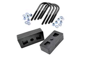 1 Inch Block & U-Bolt Kit Ford F-150 2WD/4WD (1997-2003) Rough Country