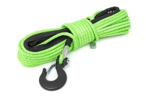 Rough Country - Synthetic Rope 1/4 Inch 50 Ft Lime Green Rough Country - Image 2