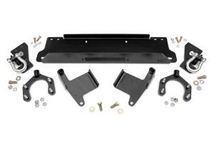 Rough Country - Winch Mount Plate Factory Bmpr D-Rings Jeep Wrangler JK/Wrangler Unlimited (07-18) Rough Country - Image 1