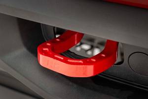 Rough Country - Tow Hooks Forged Red Chevy Silverado 1500 2WD/4WD (2019-2022) Rough Country - Image 2