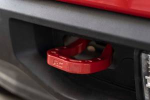 Rough Country - Tow Hooks Forged Red Chevy Silverado 1500 2WD/4WD (2019-2022) Rough Country - Image 4