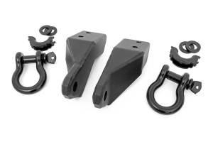 Tow Hook Brackets D-Ring Bull Bar Sup Toyota Tundra 2WD/4WD (2007-2021) Rough Country