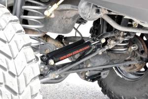 Rough Country - Dual Steering Stabilizer 2.5-6.5 Inch Lift Jeep Comanche MJ/Wrangler TJ/Wrangler Unlimited Rough Country - Image 2