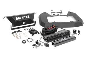 Spare Tire Carrier Delete 8 Inch Black Ser LED Jeep Wrangler JL (18-24) Rough Country