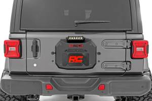 Rough Country - Spare Tire Carrier Delete 8 Inch Black Ser LED Jeep Wrangler JL (18-24) Rough Country - Image 3