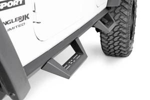 Rough Country - Contoured Drop Steps 4 Door Jeep Wrangler Unlimited 2WD/4WD (2007-2018) Rough Country - Image 2