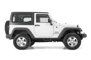 Rough Country - Contoured Drop Steps 2 Door Jeep Wrangler JK 4WD (2007-2018) Rough Country - Image 3