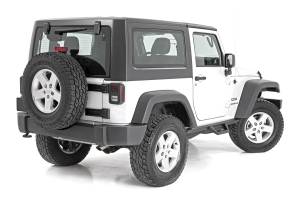 Rough Country - Contoured Drop Steps 2 Door Jeep Wrangler JK 4WD (2007-2018) Rough Country - Image 6