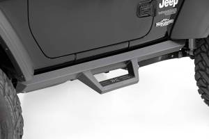 Contoured Drop Steps 2 Door Jeep Wrangler JL 4WD (2018-2026) Rough Country