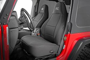 Rough Country - Seat Covers Front and Rear Jeep Wrangler TJ 4WD (1997-2002) Rough Country - Image 5