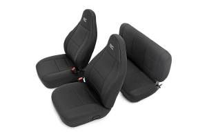 Seat Covers Front and Rear Jeep Wrangler TJ (03-06)/Wrangler Unlimited (04-06) Rough Country
