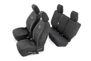 Seat Covers Front and Rear Jeep Wrangler Unlimited 2WD/4WD (2008-2010) Rough Country