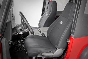 Rough Country - Seat Covers Front and Rear Jeep Wrangler YJ 4WD (1991-1995) Rough Country - Image 2
