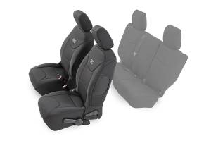 Seat Covers Front Jeep Wrangler Unlimited 4WD (2013-2018) Rough Country