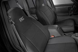 Rough Country - Seat Covers Detachable Headrest FR & RR Jeep Cherokee XJ 2WD/4WD (97-01) Rough Country - Image 2