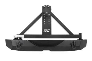 Rough Country - Rear Bumper Rock Crawler Tire Carrier Jeep Wrangler JK/Wrangler Unlimited (07-18) Rough Country - Image 2