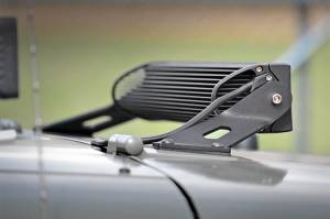 Rough Country - LED Light Mount Hood 20 Inch Jeep Wrangler JK/Wrangler Unlimited (07-18) Rough Country - Image 4