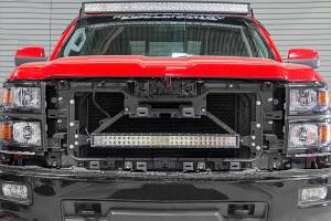 Rough Country - LED Light Kit Behind Grille Mount 30 Inch Black Dual Row White DRL Chevy Silverado 1500 (14-15) Rough Country - Image 4