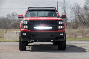 Rough Country - LED Light Kit Behind Grille Mount 30 Inch Black Dual Row White DRL Chevy Silverado 1500 (14-15) Rough Country - Image 6
