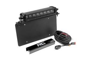 Rough Country - LED Light Kit License Plate Mount 8 Inch Single Row Black Series Rough Country - Image 2