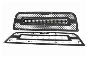 Rough Country - Mesh Grille 30 Inch Dual Row LED Black Ram 2500/3500 2WD/4WD (2013-2018) Rough Country - Image 3