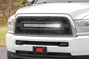 Rough Country - Mesh Grille 30 Inch Dual Row LED Black Ram 2500/3500 2WD/4WD (2013-2018) Rough Country - Image 4