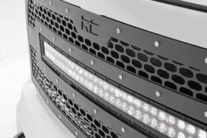 Rough Country - Mesh Grille 30 Inch Dual Row LED Black Ram 2500/3500 2WD/4WD (2013-2018) Rough Country - Image 5