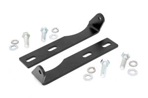 Rough Country - LED Light Kit Bumper Mount 20 Inch Chrome Dual Row Amber DRL Jeep Grand Cherokee WK2 (11-20) Rough Country - Image 6
