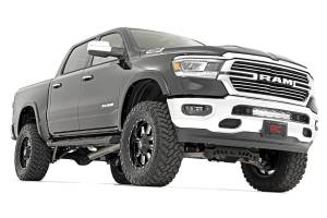 Rough Country - LED Light Kit Bumper Mount 20 Inch Chrome Dual Row White DRL Ram 1500 (19-24) Rough Country - Image 4