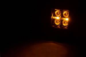 Rough Country - 2 Inch Black Series LED Light Pods Flush Mount Amber DRL Rough Country - Image 2