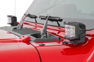 Rough Country - 3 Inch Chrome Series LED Lights Wide Angle Osram Pair Rough Country - Image 6
