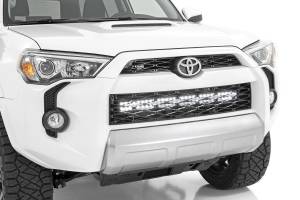 Rough Country - LED Light Kit Bumper Mount 30 Inch Black Dual Row White DRL Toyota 4Runner (14-20) Rough Country - Image 2