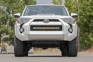 Rough Country - LED Light Kit Bumper Mount 30 Inch Black Dual Row White DRL Toyota 4Runner (14-20) Rough Country - Image 5