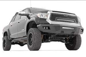 Rough Country - Mesh Grille 30 Inch Dual Row LED Black Amber DRL Toyota Tundra (14-17) Rough Country - Image 4