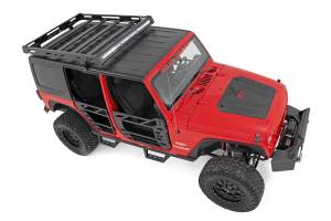 Rough Country - Roof Rack Black Series Lights Jeep Wrangler JK/Wrangler Unlimited (07-18) Rough Country - Image 3