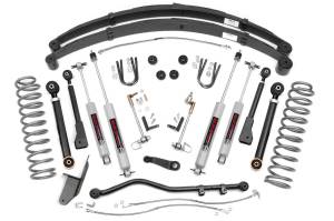 4.5 Inch Lift Kit RR Springs X-Series Jeep Cherokee XJ 2WD/4WD (84-01) Rough Country