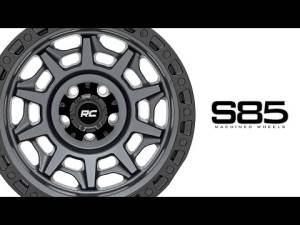 Rough Country - Rough Country 85 Series Wheel Simulated Beadlock Gunmetal Gray/Black 17x9 6x135 -12mm Rough Country - Image 2