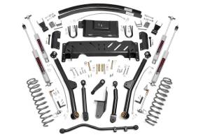 4.5 Inch Lift Kit Long Arm AAL NP242 Jeep Cherokee XJ 4WD (1984-2001) Rough Country
