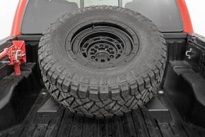 Rough Country - Bed Mount Spare Tire Carrier Universal (5x5.5 6x5.5 6x135 & 5x5.0 Bolt Patterns) Rough Country - Image 1