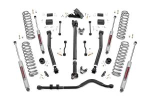 3.5 Inch Lift Kit Adj Lower FR D/S Jeep Wrangler Unlimited 4WD (18-23) Rough Country