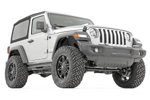 Rough Country - 3.5 Inch Jeep Suspension Lift Kit Vertex Reservoir Stage 2 Coils & Control Arm Drop 18-20 Wrangler JL Rubicon-2 Door Rough Country - Image 2