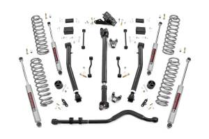 3.5 Inch Lift Kit Adj LCA FR D/S Jeep Wrangler JL Rubicon 4WD (18-23) Rough Country