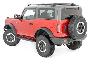 Rough Country - Oval Nerf Steps 2-Door Black Ford Bronco (2 Door) 4WD (2021-2025) Rough Country - Image 2