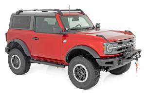 Rough Country - Oval Nerf Steps 2-Door Black Ford Bronco (2 Door) 4WD (2021-2025) Rough Country - Image 3