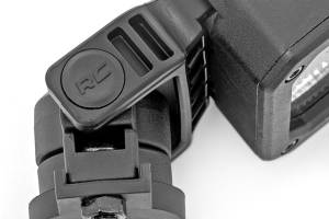 Rough Country - Black Series LED Light Pair 2 Inch Flood Swivel Mount Rough Country - Image 3