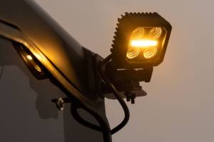 Rough Country - Black Series LED Light Pair 2 Inch Flood Swivel Mount Rough Country - Image 4