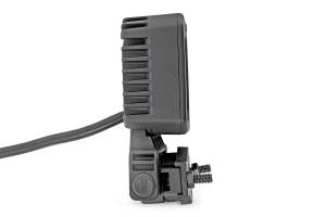 Rough Country - Black Series LED Light Pair 2 Inch Flood Swivel Mount Rough Country - Image 5